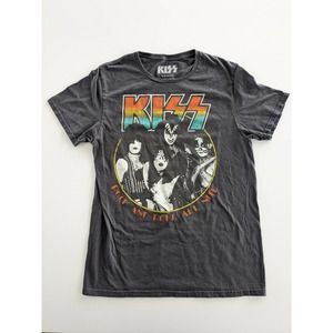 Women's KISS retro band tee-Medium